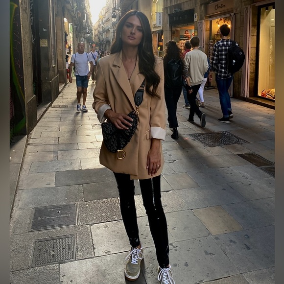 RAG & BONE Nina Vinyl Skinny High Rise Pant in Black - XS - Picture 5 of 5